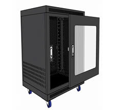 Tủ rack chứa thiết bị mạng và âm thanh