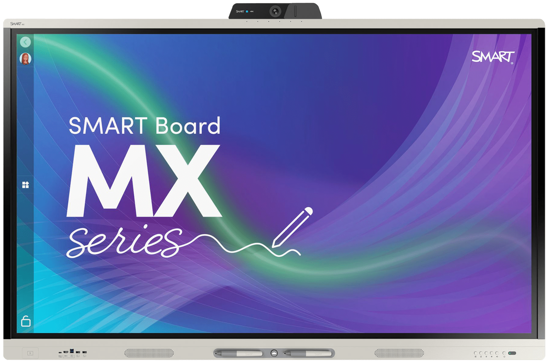 Màn hình hiển thị tương tác 75", tích hợp OPS PC, Android, NFC, Bảng trượt Blackboard; cài đặt sẵn các phần mềm Window, thiết kế bài giảng tương tác và kiểm tra đánh giá trực tuyến kết hợp trực tiếp